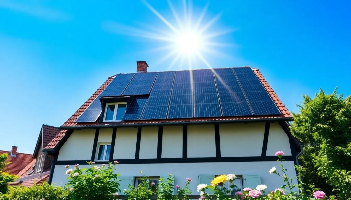 Photovoltaikanlage Einfamilienhaus in Irgendwo in Brandenburg
